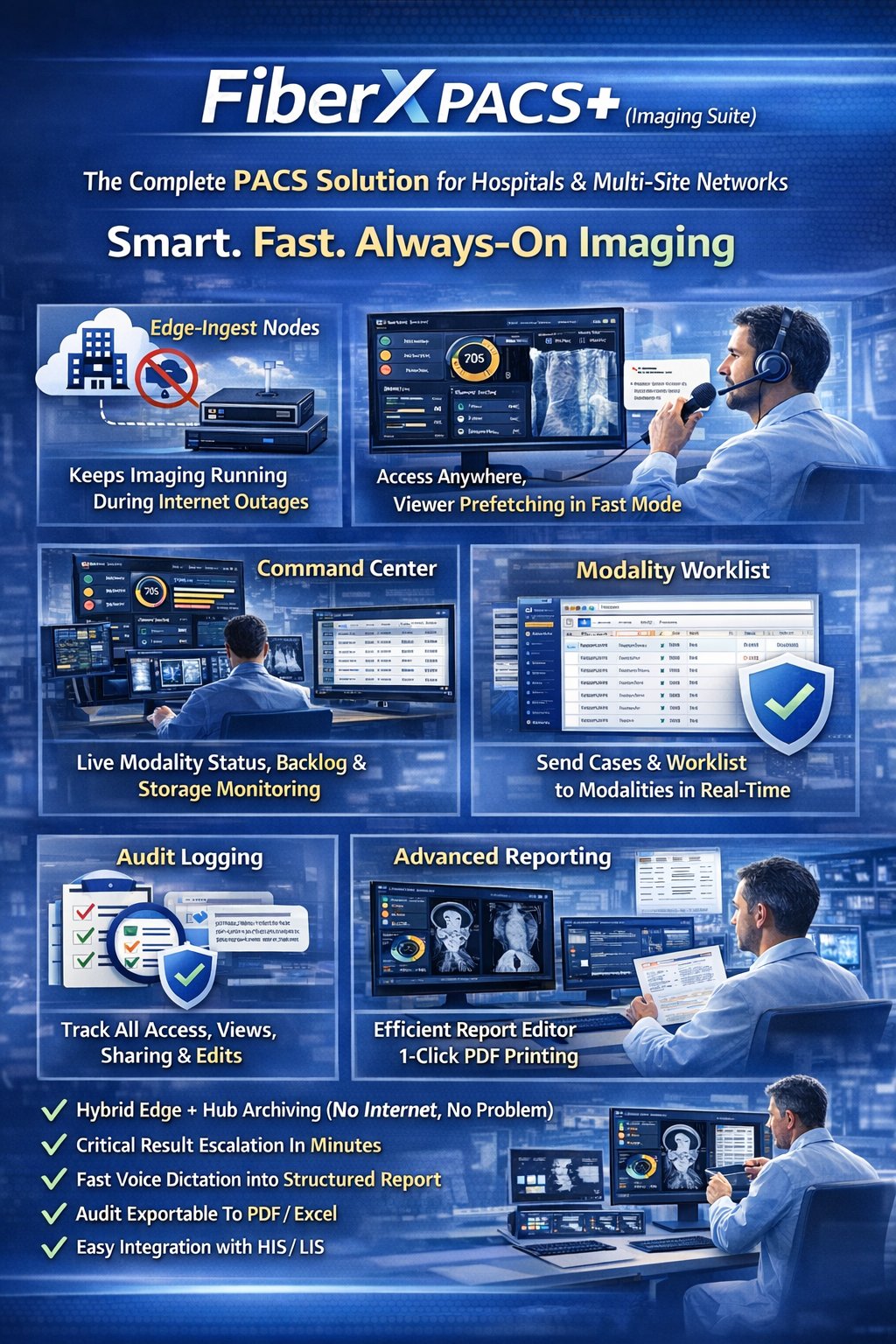 FiberX PACS+ Imaging Suite